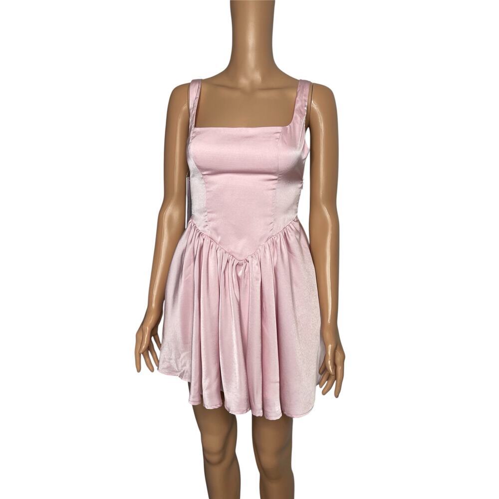 Princess Polly womens Straplie Mini Dress Pink size 0 New with tags Coquette